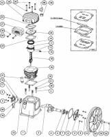Пробка слива масла ZG1/4" LH20-2/LB30-2/40-2 21169001 для поршневого блока LH20 фото