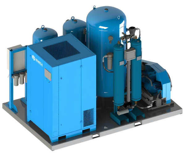 Модульная компрессорная станция Ремеза МКР440-2-8 фото